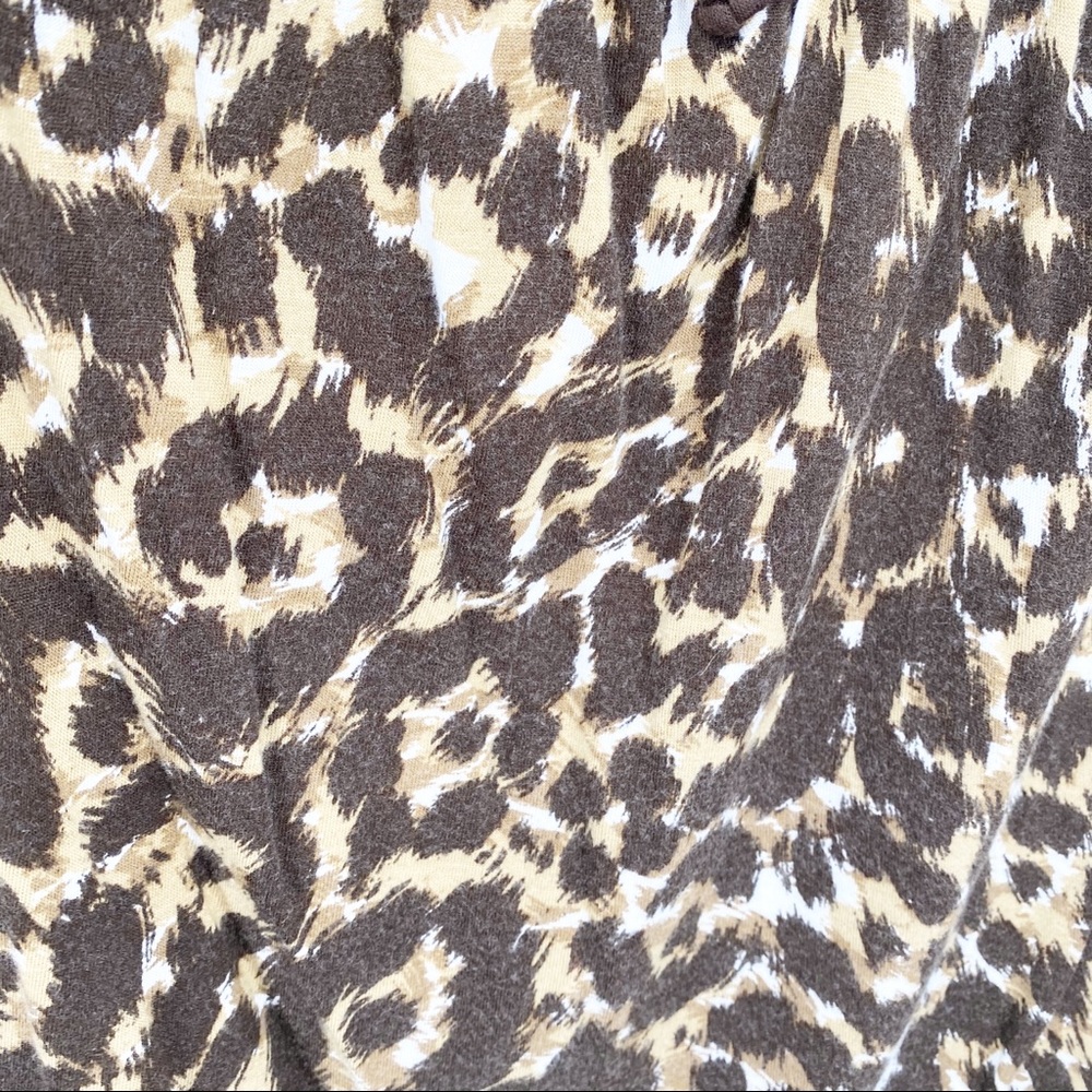 Apt. 9 Sleeveless Blouse Brown/Tan Print Small - Picture 4 of 5